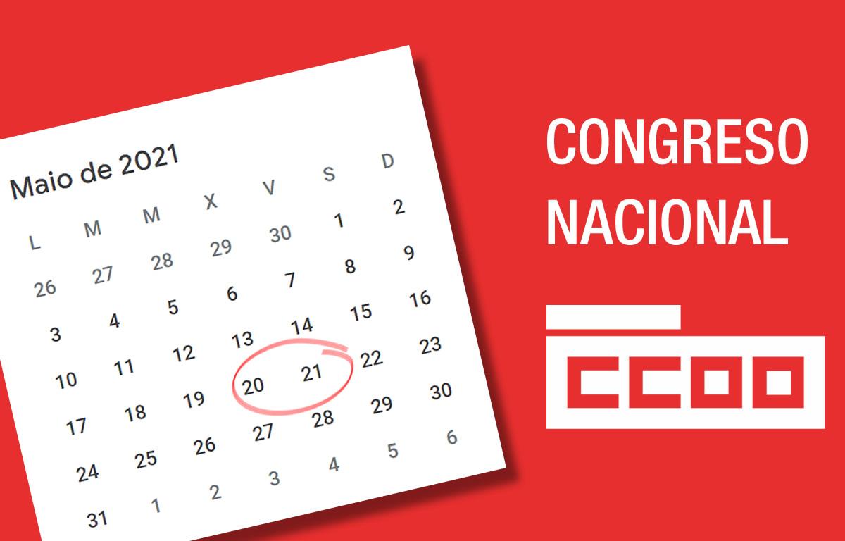 Calendario do Congreso Nacional de CCOO