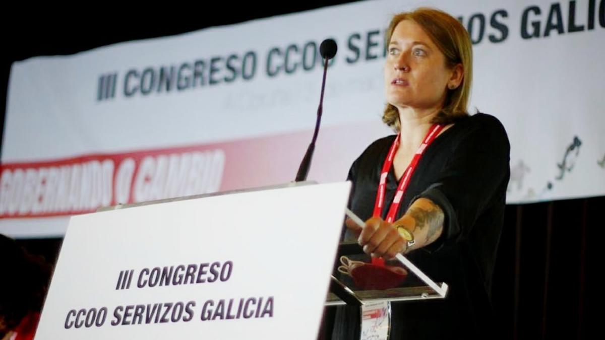 Lucía Trenor, secretaria xeral de CCOO-Servizos